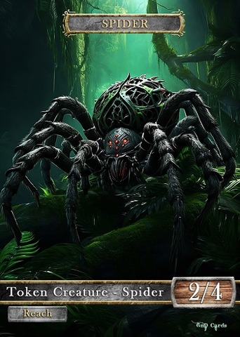 Spider #9 Black AI ART